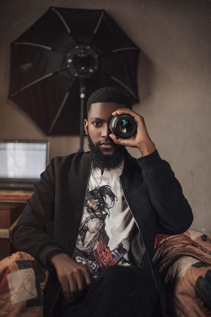 man, model, photographer, camera